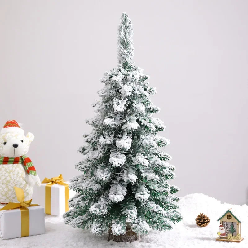 Hallow Bells® Pre-Lit Artificial Mini Christmas Tree with LED Lights