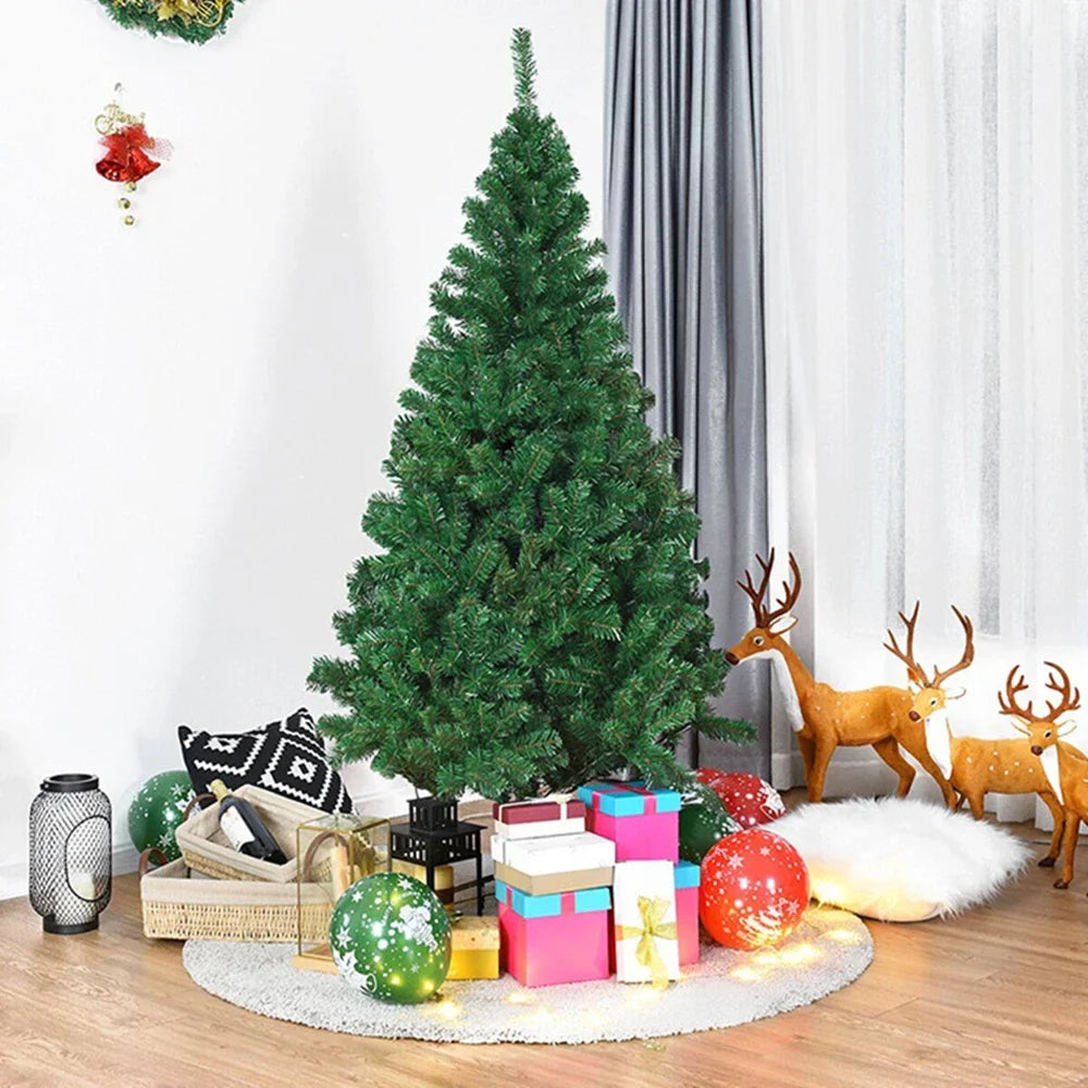 Hallow Bells® 2.1m Christmas Tree with 800 Tips Folding Stable