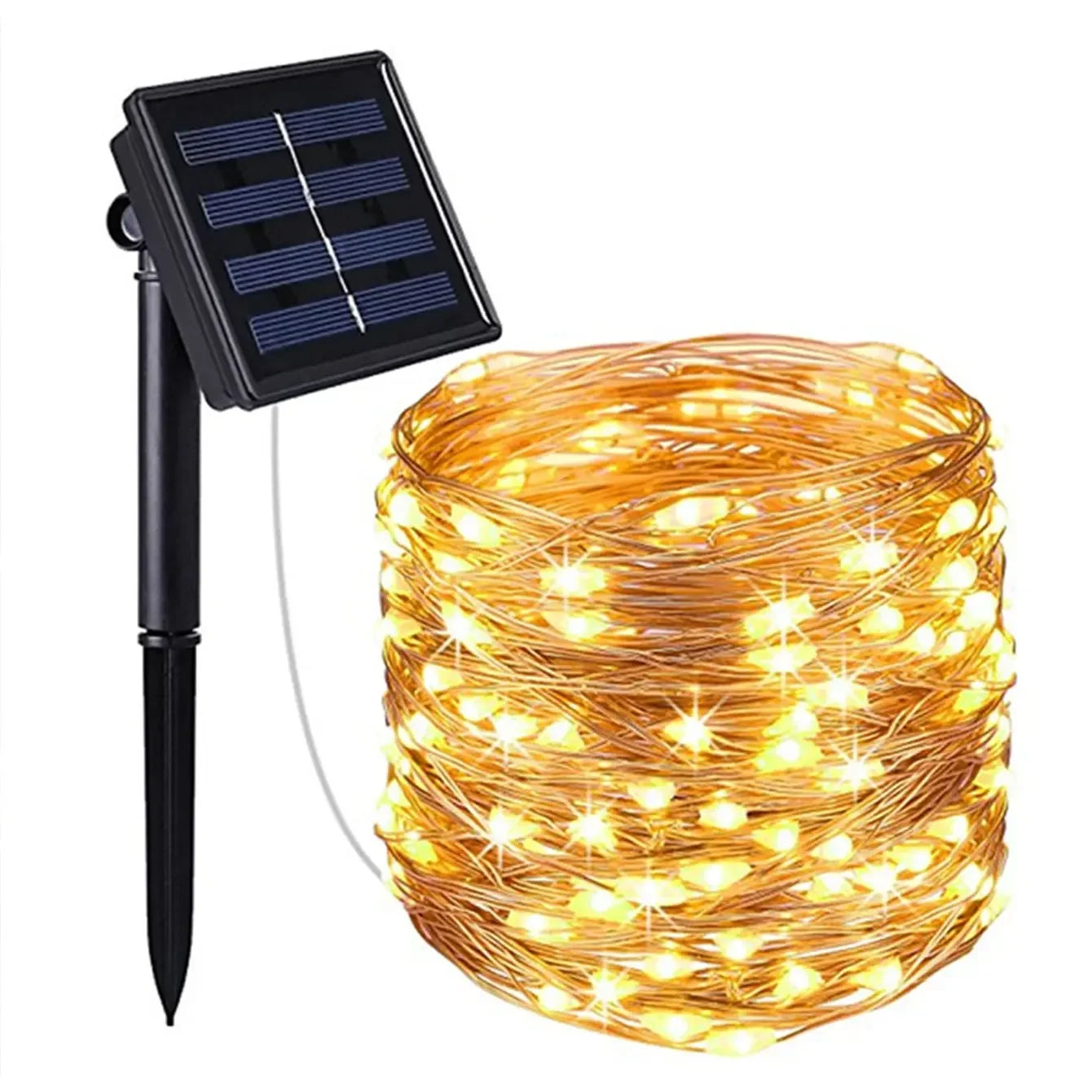 Hallow Bells® Solar String Lights for Outdoor with Waterproof