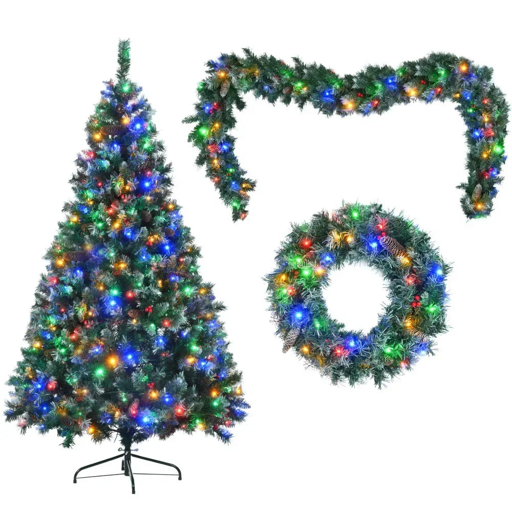 Hallow Bells® 6FT Lights Gifts Christmas Tree