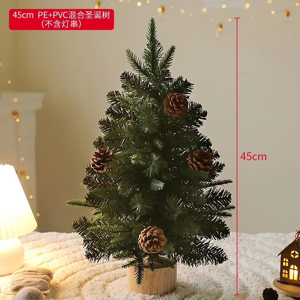 Hallow Bells® 40/60CM Christmas Tree Desktop Mini Xmas For Home Decoration