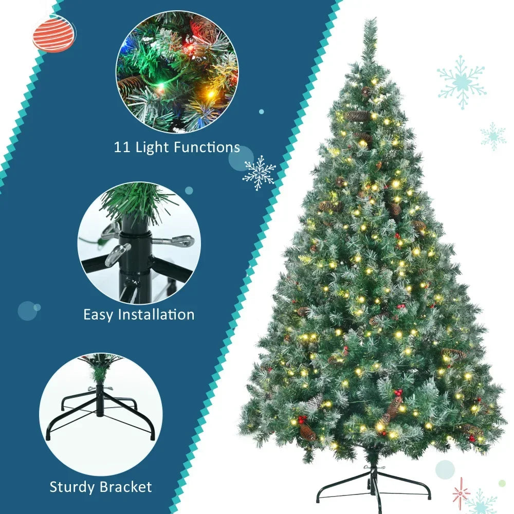 Hallow Bells® 6FT Lights Gifts Christmas Tree