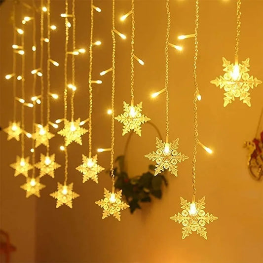 Hallow Bells® Christmas Snowflakes LED String Lights